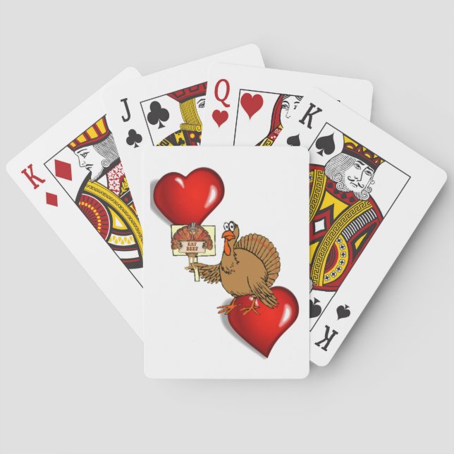 Happy Thanksgiving Day Playing Card Deck (Back)