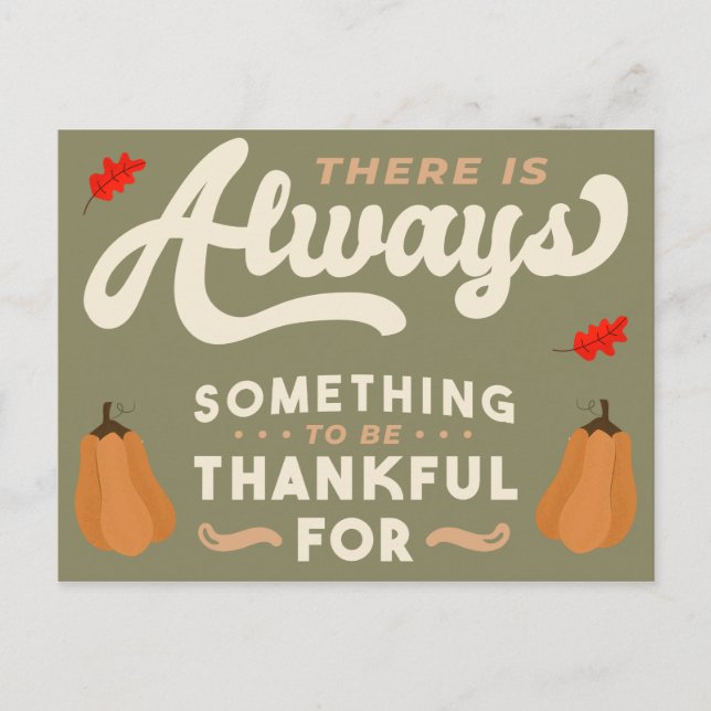 Happy Thanksgiving day Postcard (Front)