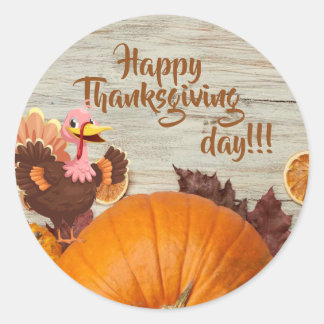 Happy Thanksgiving Day Sticker