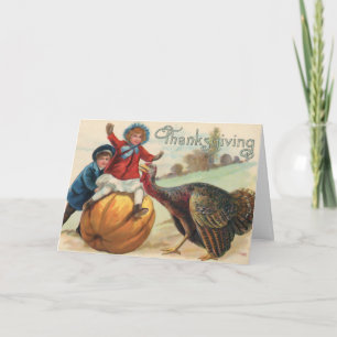 Happy Thanksgiving Day! (Vintage Americana) Card