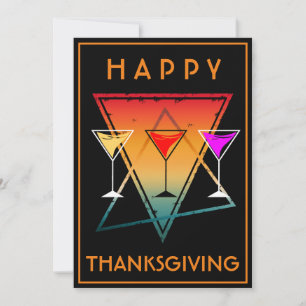 HAPPY THANKSGIVING DINNER CELEBRATION INVITATION