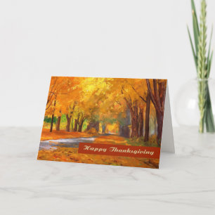 Happy Thanksgiving. Fine Art Greeting Cards