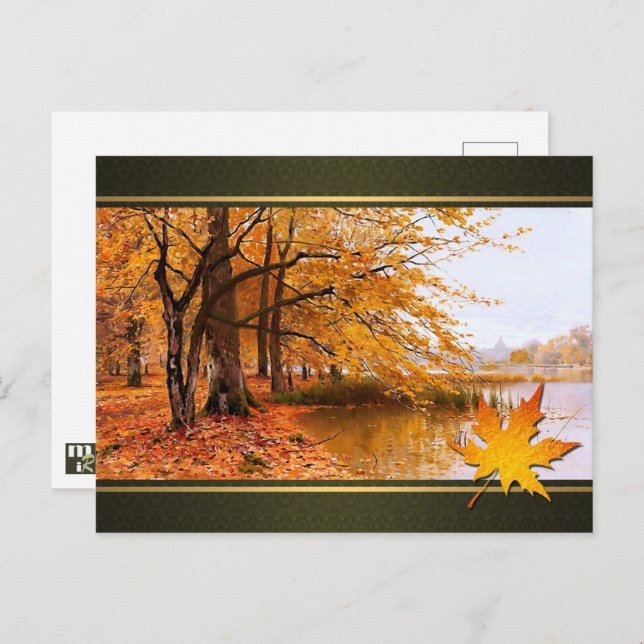 Happy Thanksgiving. Fine Art Postcard (Front/Back)
