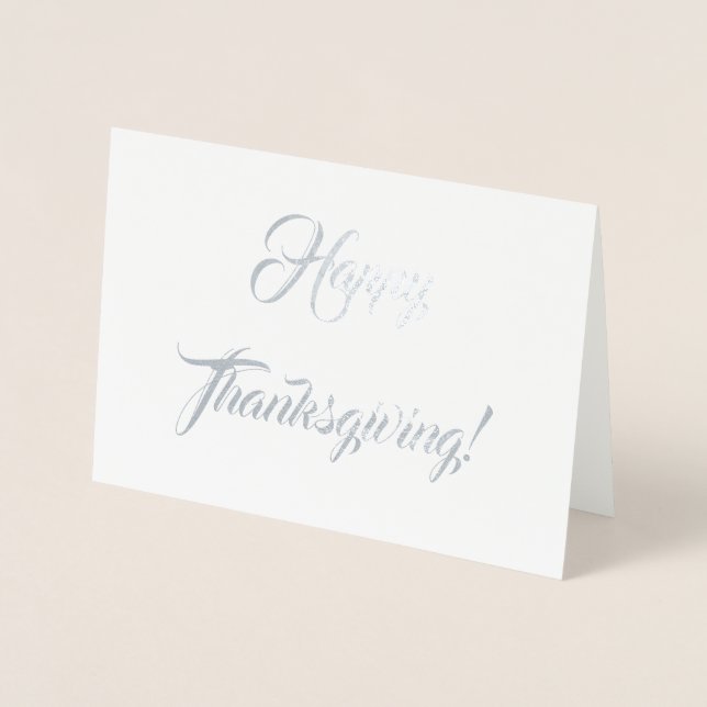 Happy Thanksgiving! Foil Card (Front)