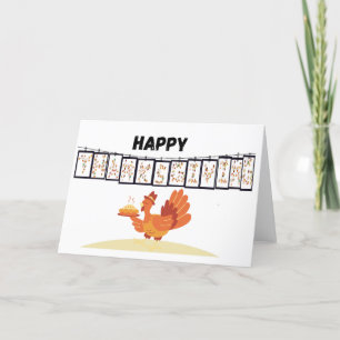 Happy Thanksgiving Folded Cards