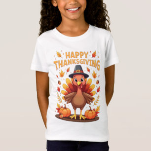 Happy Thanksgiving Funny Turkey Family Dinner Gift T-Shirt