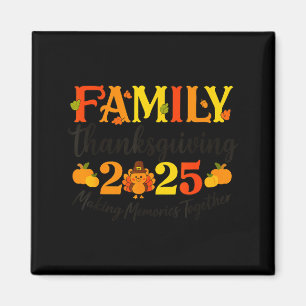 Happy Thanksgiving Funny Turkey Family Dinner Than Magnet
