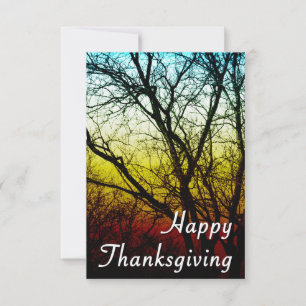 Happy Thanksgiving (ghost tree) Invitation