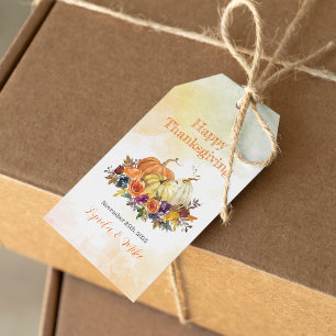 Happy Thanksgiving Gift Tags