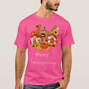 Happy Thanksgiving Gnomes  T-Shirt