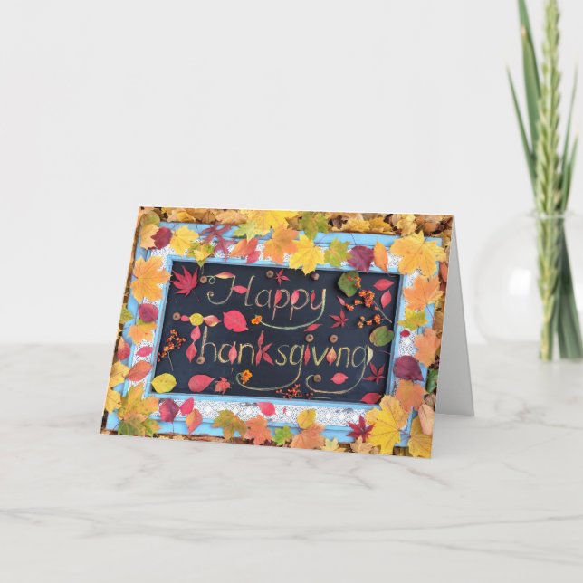 Happy Thanksgiving Greeting Card (Front)