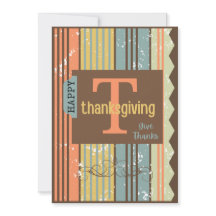 Happy Thanksgiving Greeting Card -