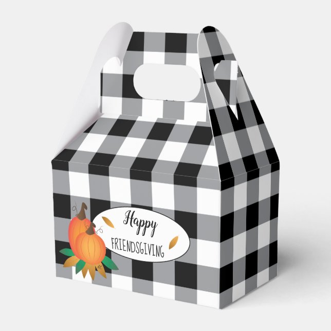 Happy Thanksgiving Harvest Favour Boxes (Front Side)