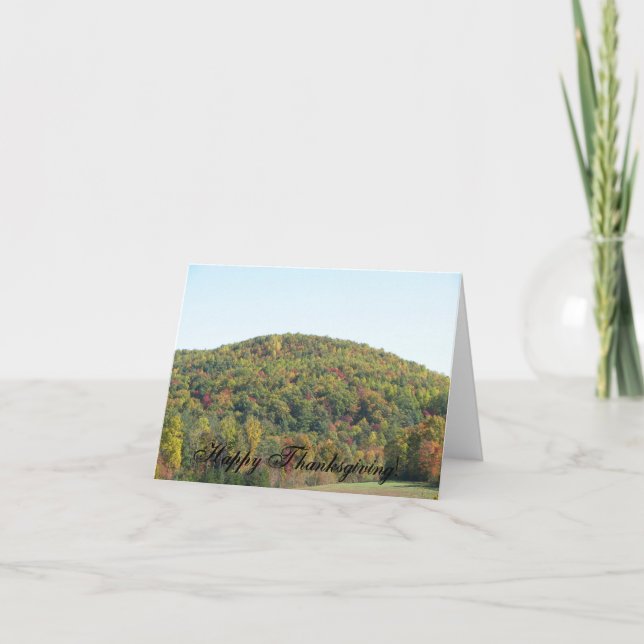 Happy Thanksgiving Holiday Card (Front)