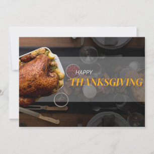 Happy Thanksgiving Holiday Card