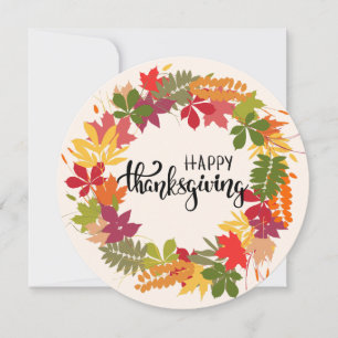 Happy Thanksgiving Holiday Card