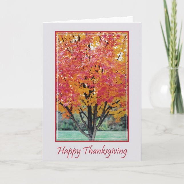 Happy Thanksgiving Holiday Card (Front)
