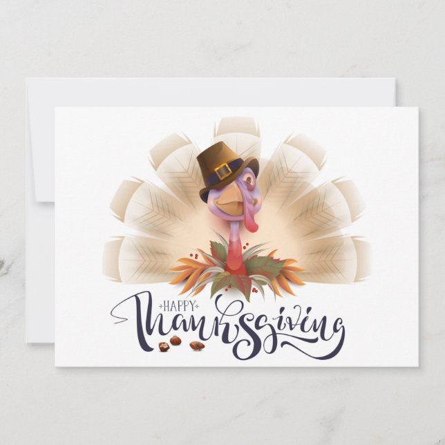Happy Thanksgiving Holiday Card (Front)