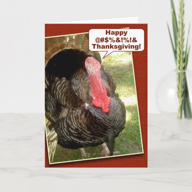 Happy Thanksgiving Holiday Card (Front)