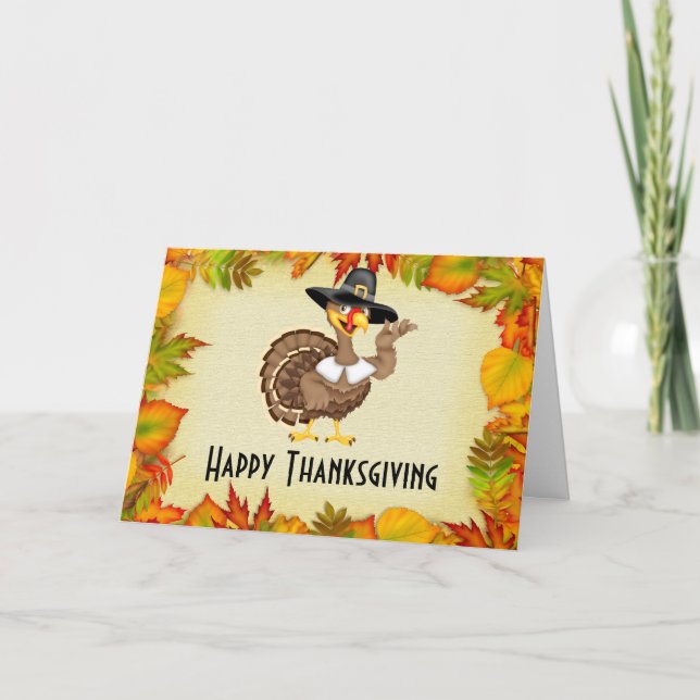 Happy Thanksgiving Holiday Card (Front)