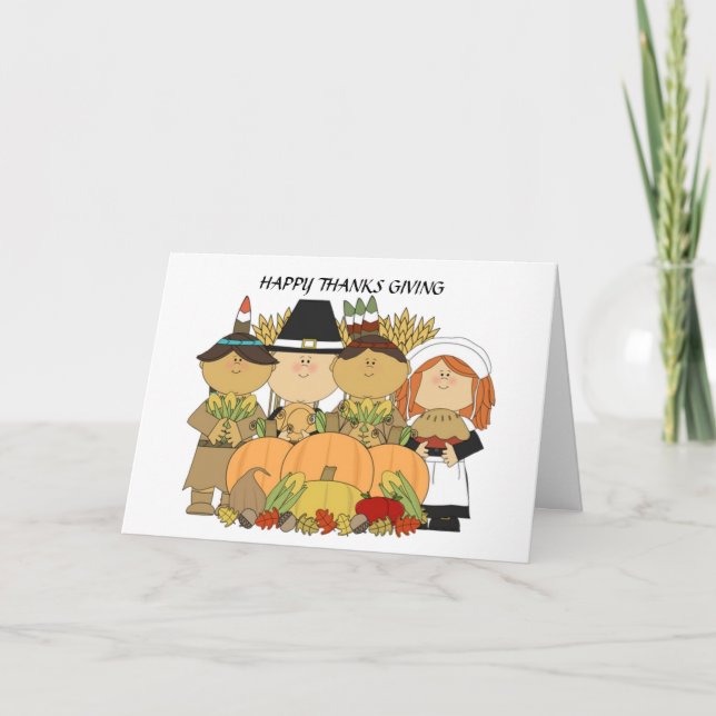 Happy Thanksgiving Holiday card (Front)