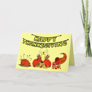 Happy Thanksgiving Holiday Card