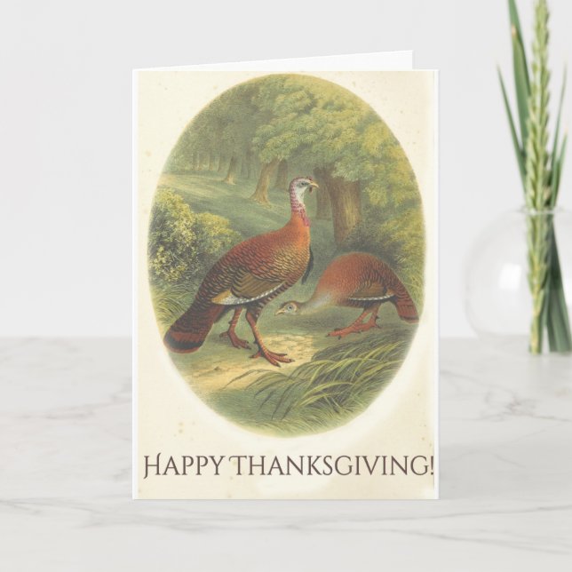 Happy Thanksgiving! :) Holiday Card (Front)