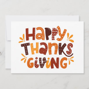 Happy Thanksgiving Holiday Card