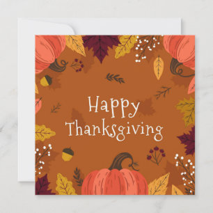 Happy Thanksgiving Holiday Card