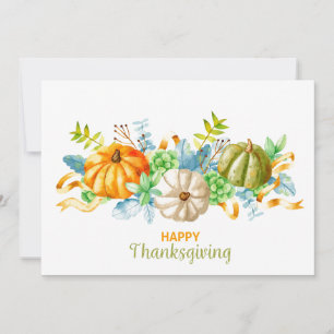 Happy Thanksgiving Holiday Card