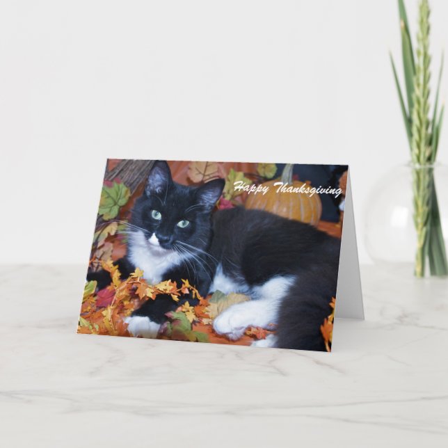 Happy Thanksgiving Holiday Card (Front)