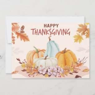 Happy Thanksgiving Holiday Card
