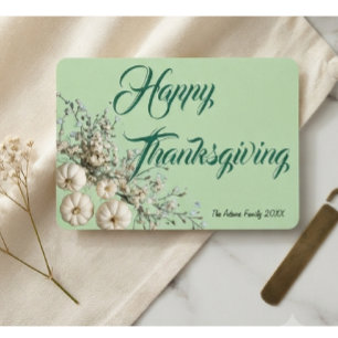 Happy Thanksgiving Holiday Card ,Thank You Card