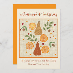 Happy Thanksgiving Holiday Greeting