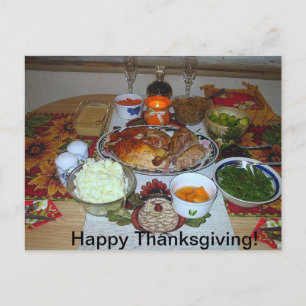 Happy Thanksgiving! Holiday Postcard