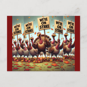 Happy Thanksgiving Holiday Postcard