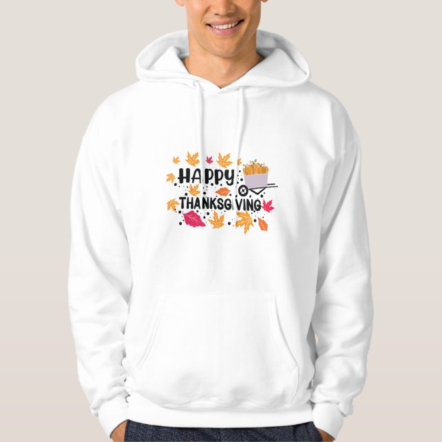 Happy Thanksgiving Hoodie (Front)