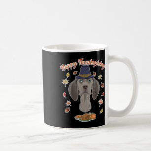 Happy Thanksgiving I Dog Lover I Weimaraner Coffee Mug