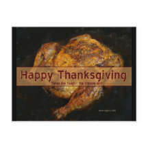 Happy Thanksgiving II | Blue Beach Song™ Postcard