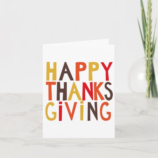 Happy Thanksgiving! Invitation (Front)