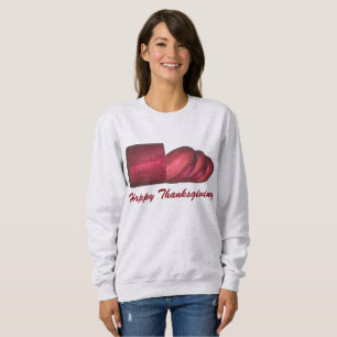 Happy Thanksgiving Jellied Canned Cranberry Sauce Sweatshirt