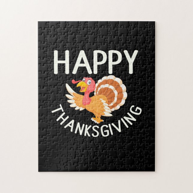 Happy Thanksgiving Jigsaw Puzzle (Vertical)