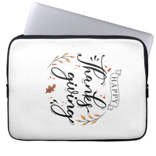 Happy Thanksgiving Laptop Sleeve