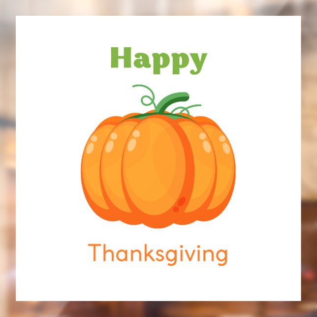 Happy Thanksgiving large pumpkin (Sheet 2)