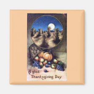Happy Thanksgiving Magnet