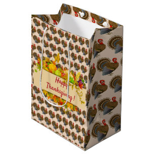 Happy Thanksgiving Medium Gift Bag