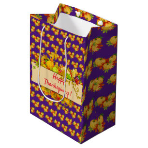 Happy Thanksgiving Medium Gift Bag