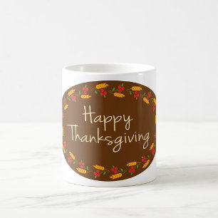 Happy Thanksgiving Message Coffee Mug