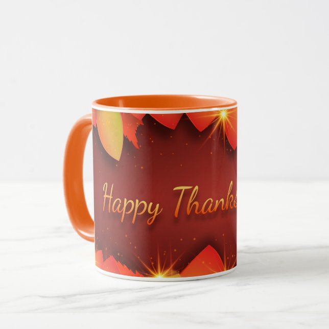 Happy Thanksgiving Mug (Front Left)