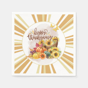 Happy Thanksgiving Napkin